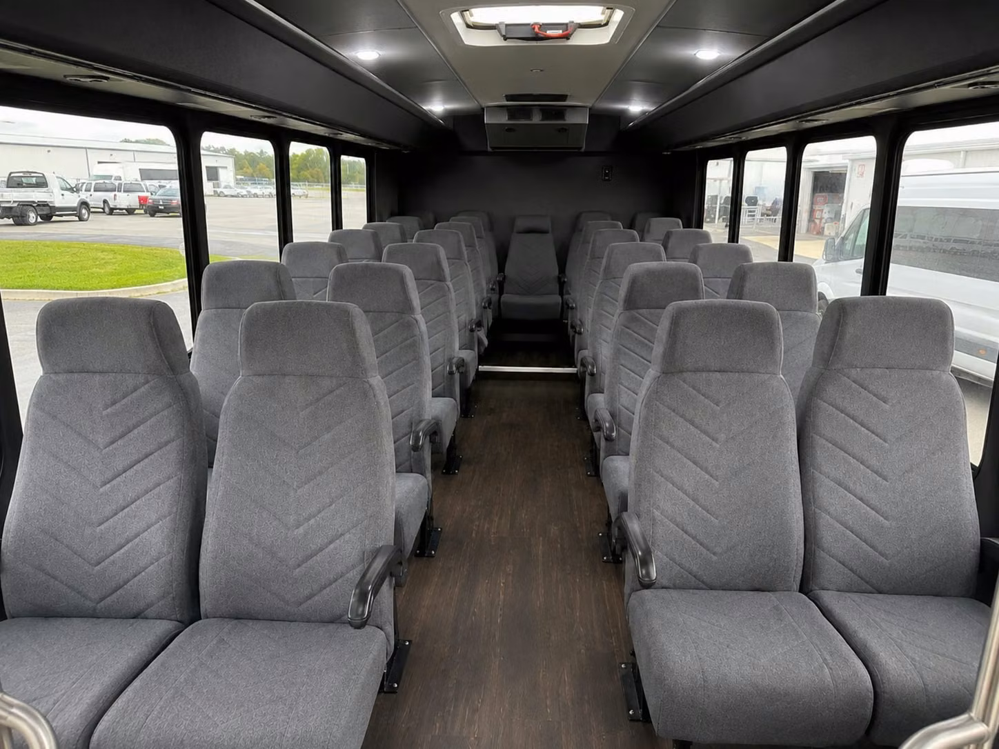 20 passenger minibus interior