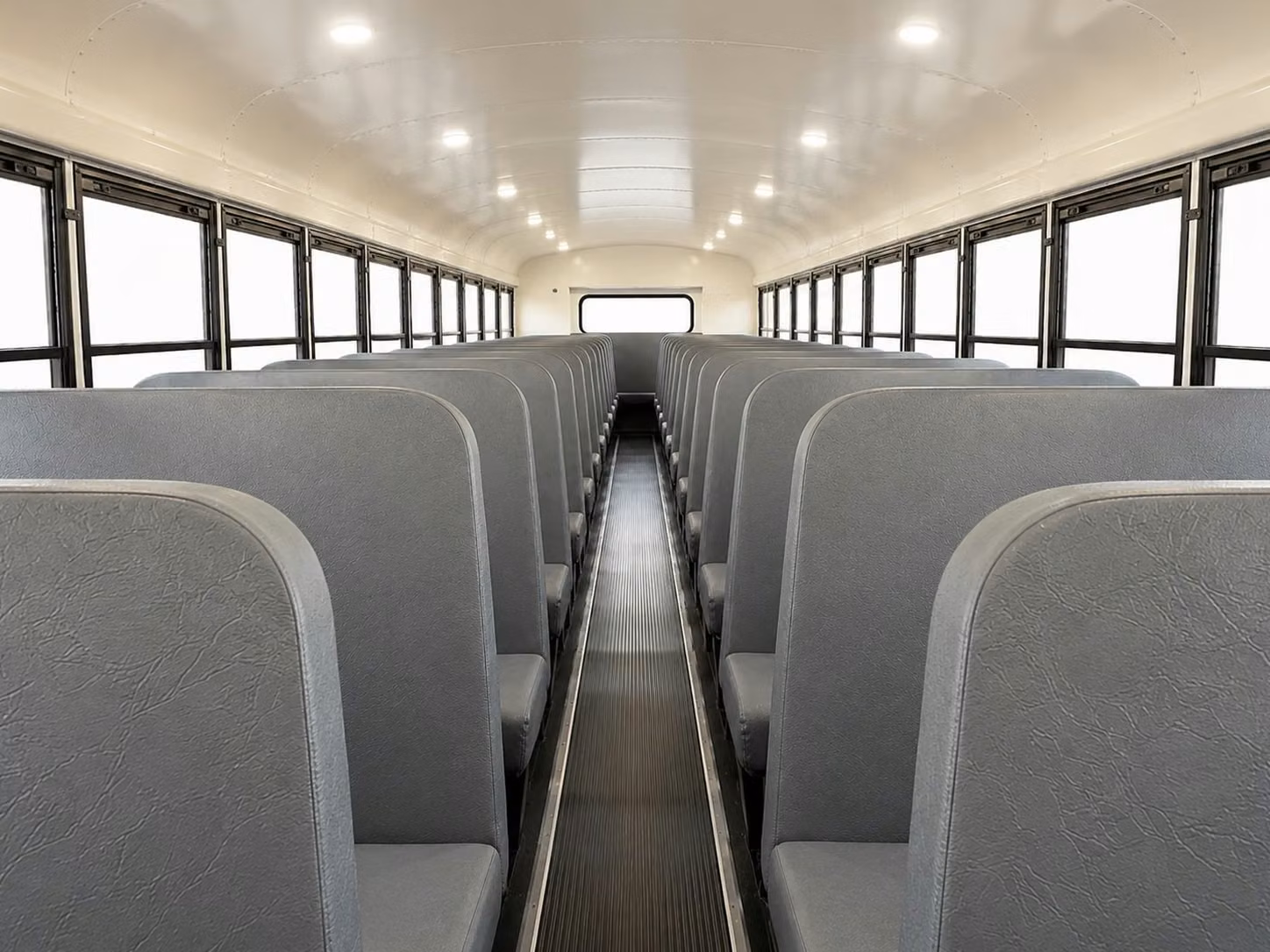 school bus interior