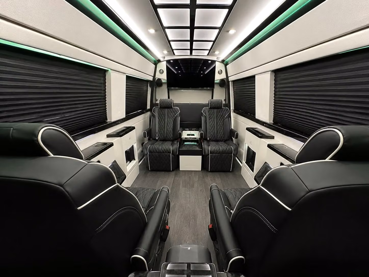 sprinter van with driver inside